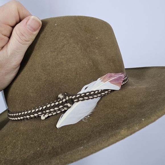 Wool fedora with feather size small - Picture 4 of 16